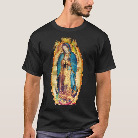T-shirt Notre-Dame de Guadalupe Vierge Marie Mexique Mexiq (Devant)