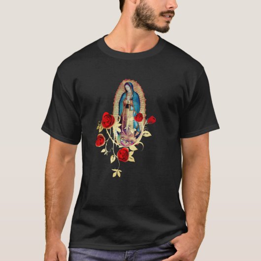 T-shirt Notre-Dame de Guadalupe Virgen Maria A-100121 (Devant)