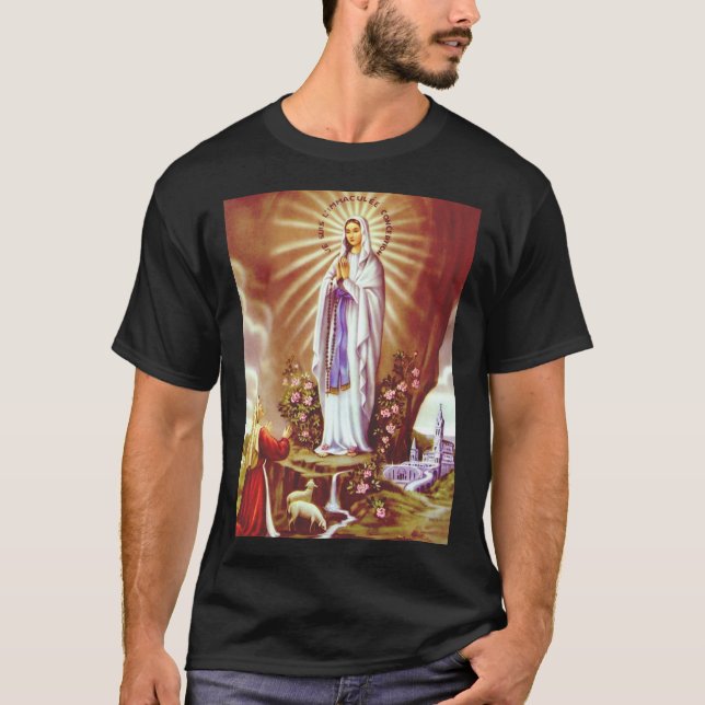 T-shirt Notre Dame de Lourdes (Devant)