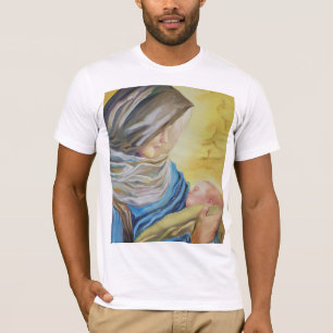 T-shirt Notre Dame du Silence tenant le bébé Jésus