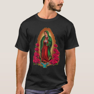 T-shirt Notre Dame Virgen De Guadalupe Vierge Marie Cathol