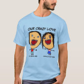T-shirt Notre Dingue Amour (Devant)