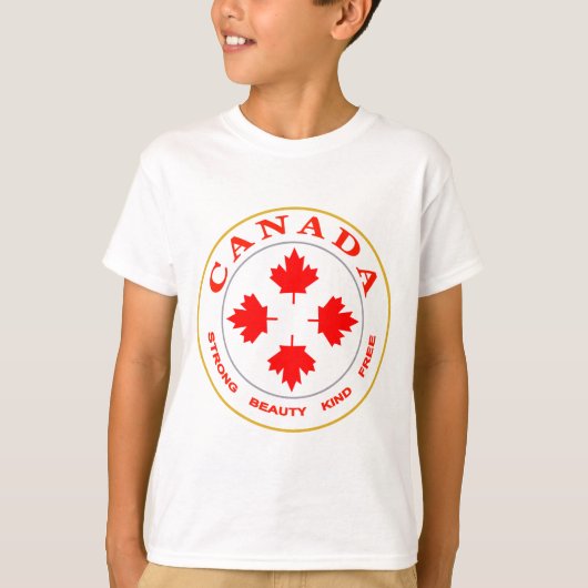T-shirt Notre emblème du Canada (Devant)