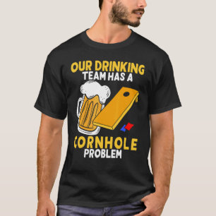 T-shirt Notre Équipe De Boissons Possède Un Sac De Poisson