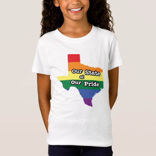 T-Shirt Notre État de notre fierté| Texas (Devant)