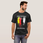 T-shirt Notre Existence Est La Résistance Des Peuples Indi (Devant entier)