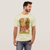 T-shirt Notre Madame de Guadalupe et saint Juan Diego (Devant entier)