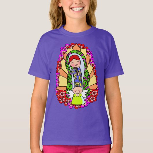 T-shirt Notre Madame de Guadalupe, VIERGE DE GUADALUPE (Devant)