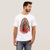 T-shirt Notre Madame de Vierge Marie de Guadalupe (Devant entier)