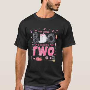 T-shirt Notre Petit Boo Tourne Deux Vêtements De 2E Annive