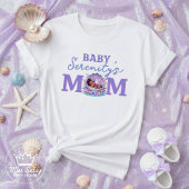 T-shirt Notre petite perle future maman Baby Shower Coquil