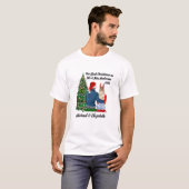 T-shirt Notre premier Noël en couple marié (Devant entier)