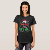 T-shirt Notre premier Noël en tant que M. et Mme Matching  (Devant entier)