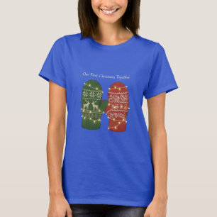 T-shirt Notre Premier Noël Ensemble Douillet Tricoté