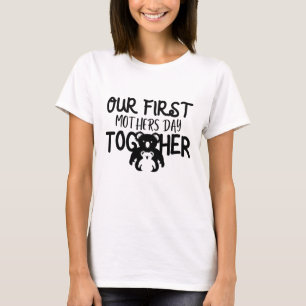 T-shirt Notre première fête des mères ensemble maman Ko
