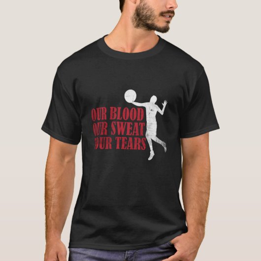 T-shirt Notre Sang Nos l Vos Larmes Volleyball  3 (Devant)