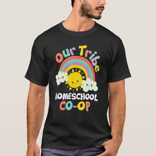 T-shirt Notre tribu Homeschool Co Op (Devant)