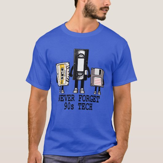 T-shirt N'oubliez jamais 90sech vintage (Devant)
