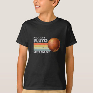 T-shirt N'Oubliez Jamais La Chemise Pluto. Espace amusant 