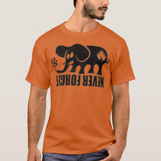 T-shirt N'oubliez jamais le design de skate étiquette noir