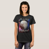 T-shirt N'oubliez jamais Pluto Retro Space Science Enginee (Devant entier)