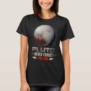 T-shirt N'Oubliez Jamais Pluto Shirt. Style Rétro Espace A