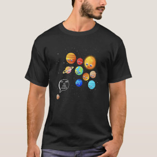 T-shirt N'oubliez jamais Pluton Planet système solaire spa