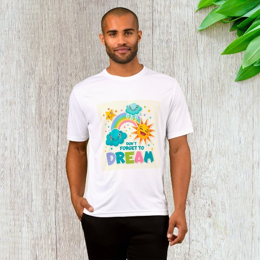 T-shirt N'oubliez pas de rêver des nuages solaires inspira