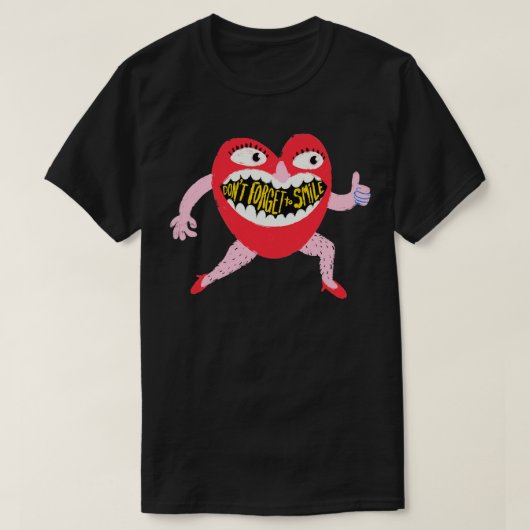 T-shirt N'oubliez pas de sourire (Design devant)