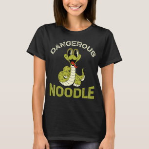 T-shirt Nouille dangereuse, Blague serpent, Serpent de pas