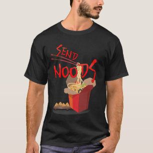 T-shirt nouilles chinoises ENVOYER NOODS Asiatique Nourrit