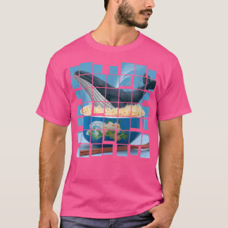 T-shirt Nouilles De Ramen Avec Baleine - Drôle Nourriture