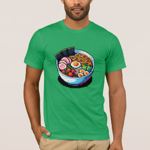 T-shirt Nouilles Pixel Art Ramen