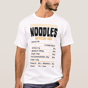 T-shirt Nouilles Valeur nutritive - Nouilles