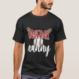 T-shirt Nounou de baseball grand-mère joueur de baseball n