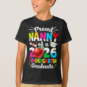 T-shirt Nounou fière d'une classe de diplômés 2026