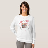 T-shirt Nounours amoureux Valentine's (Devant entier)
