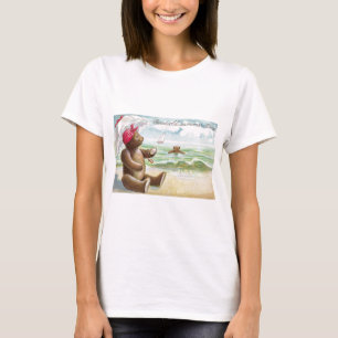 T-shirt Nounours au rivage