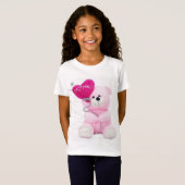 T-Shirt nounours "Bear Hugs" avec un message positif. (Devant entier)