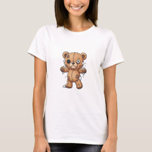 T-shirt Nounours en peluche couturé