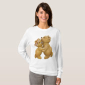 T-shirt Nounours mignon de danse (Devant entier)