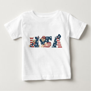 T-shirt Nounours pour bébé USA
