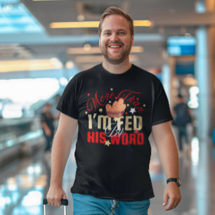 T-shirt Nourri par la Parole de Dieu - Évangile Jésus Sain