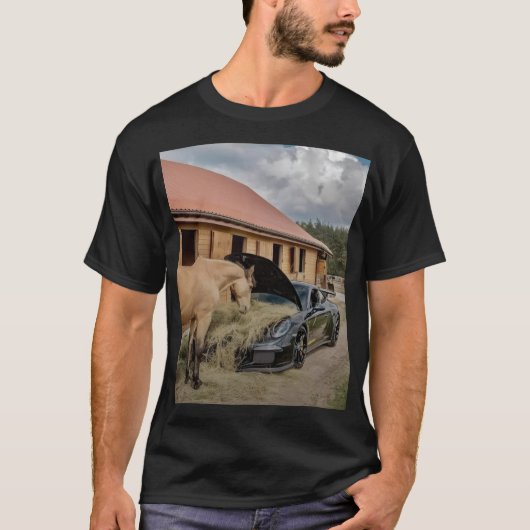 T-shirt Nourrir la Horsepower (Devant)