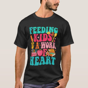 T-shirt Nourrir l'enfant est un travail du cœur Vie de caf