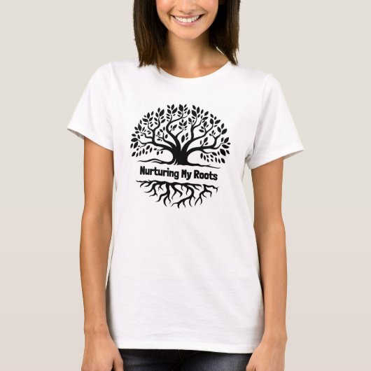 T-shirt Nourrir Mes Racines (Devant)