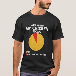 T-shirt Nourrirai-je mon poulet aujourd'hui Élevage de vol