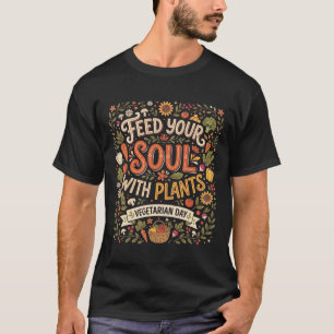 T-shirt Nourrissez Votre Âme avec les Plantes – Jour Végét