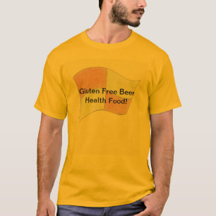 T-shirt Nourriture biologique libre de bière de gluten