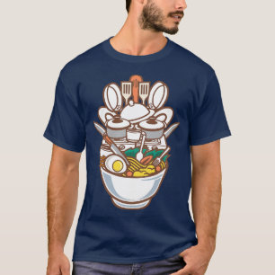 T-shirt Nourriture Bowl Noodles